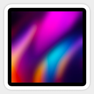 Beautiful Abstract Color Art Sticker